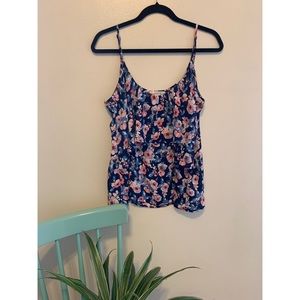 Cotton on floral tank top
